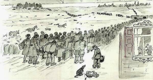 Ссылка Калмыков в Сибирь рисунок