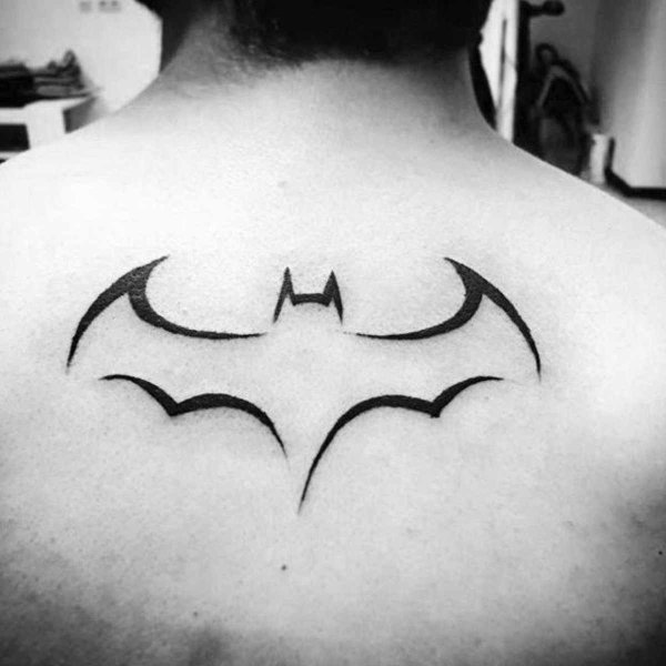Тату летучая мышь Бэтмэн