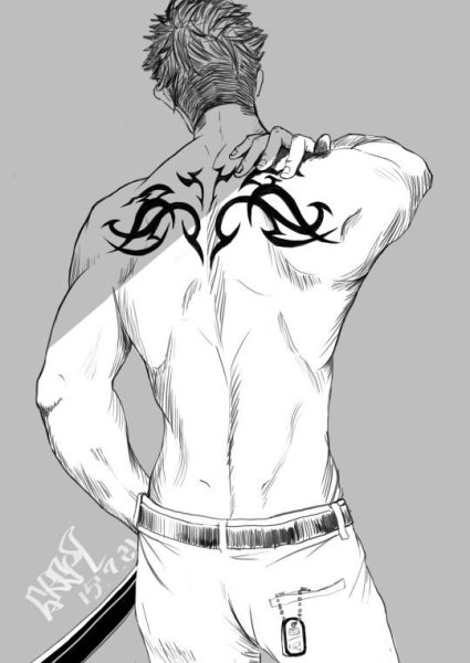 Скорпион на всю спину