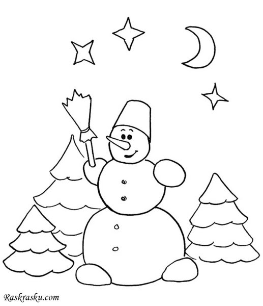 Новогодняя открытка рисунок