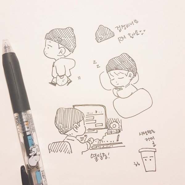 Скетчбук БТС