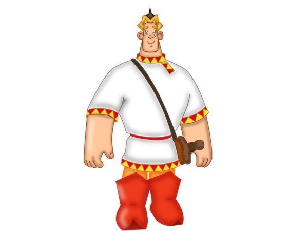 Богатырь Илья Попович рисунок