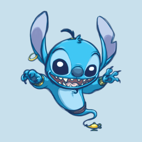 Милые рисунки Стича легкие