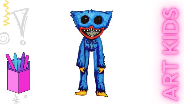 Как нарисовать Хаги Вагги