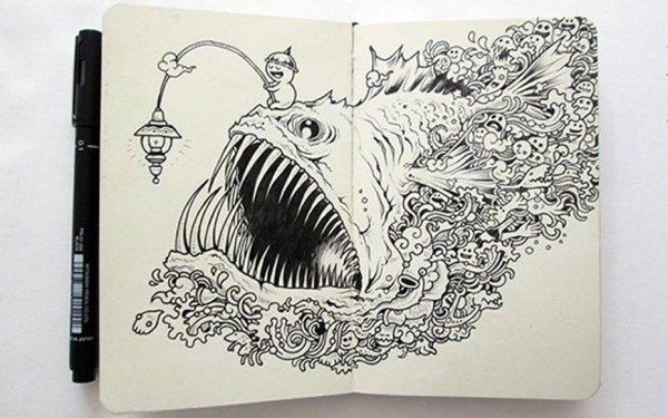 Ручка для скетчбука