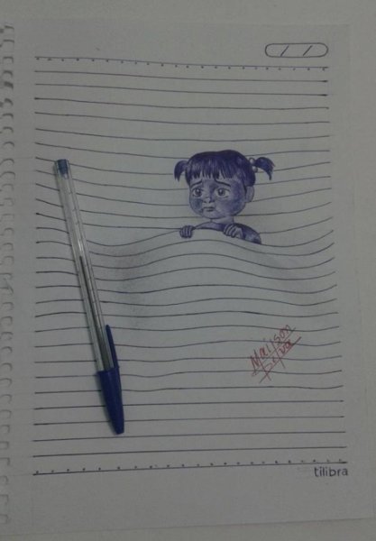 Рисунки в линеечку