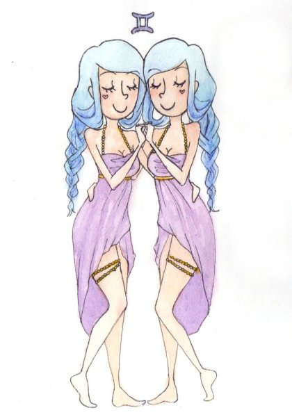 Срисовка близнецов