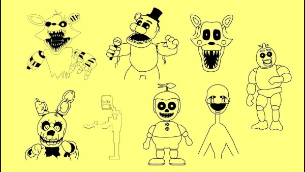 Фредди рисунок