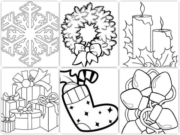 Снежный шар раскраска