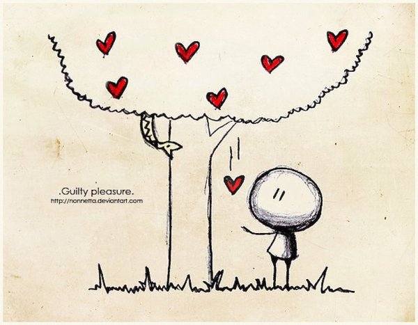 Лёгкие рисунки связанные с любовью