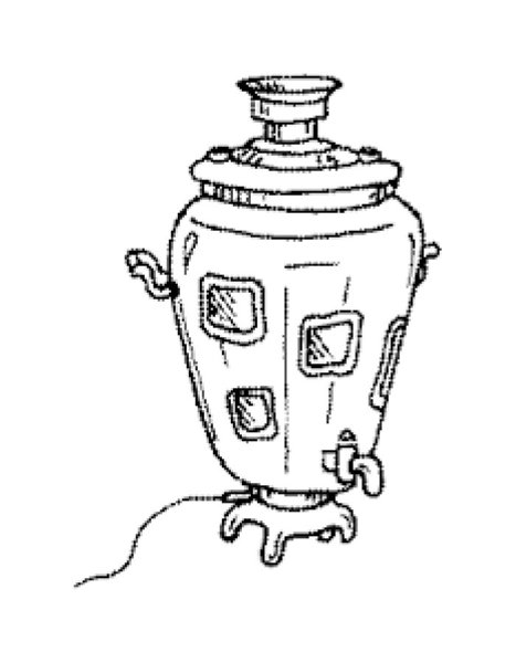 Тульский самовар разукрашка