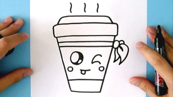 Милые кактусы для срисовки