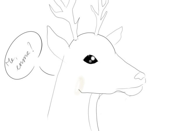 Легкие новогодние олени