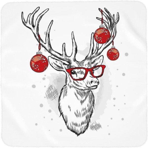 Поэтапное рисование оленя для детей