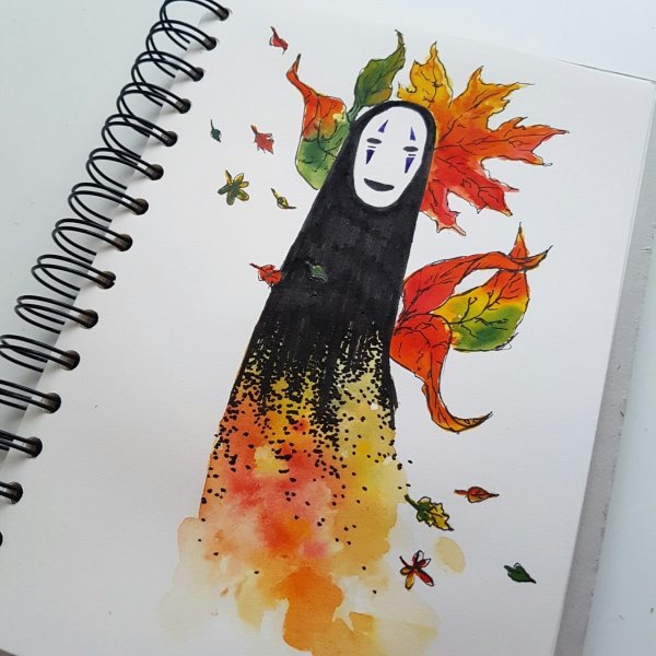 Рисунки для скетчбука лёгкие цветные