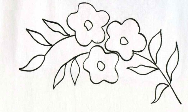 Узор на ткани легкий