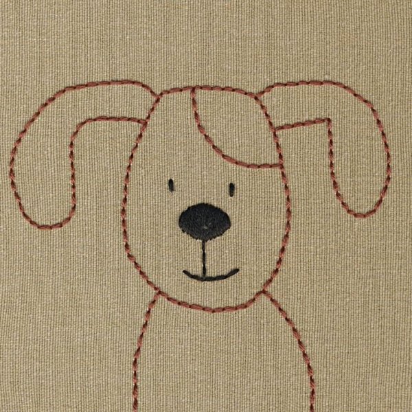 Вышивка швом вперед иголку