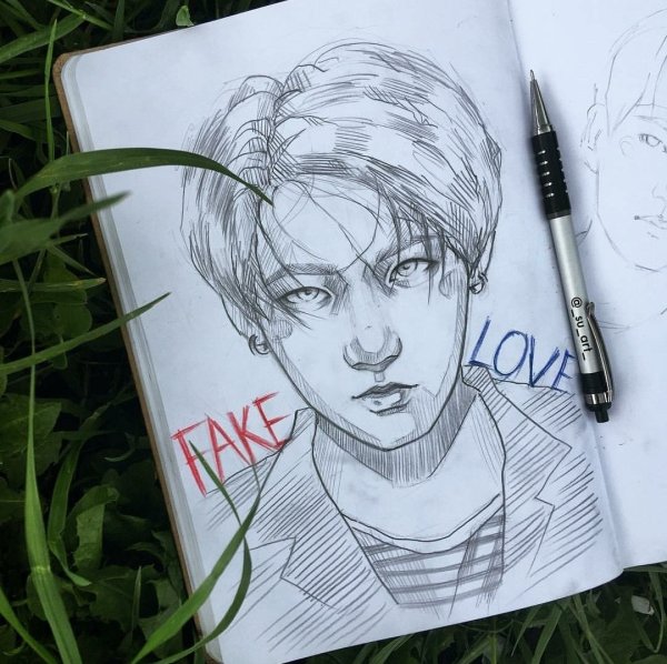 Скетчбук БТС