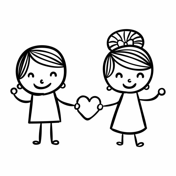 Рисунок мамы в полный рост