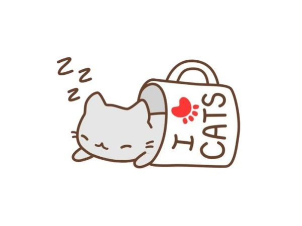 Кавайные котики в кружках