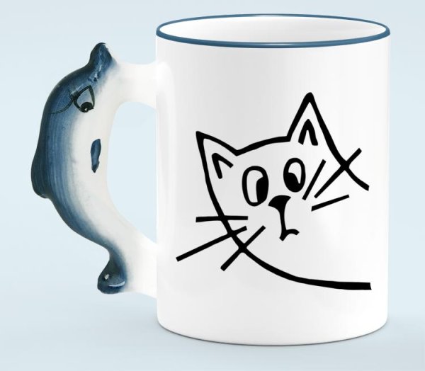 Кавайные котики в кружке