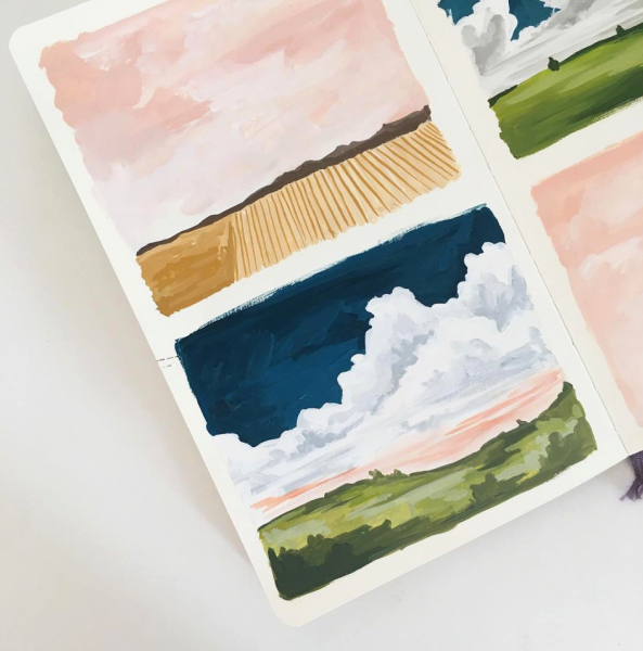 Идеи для рисования акварелью