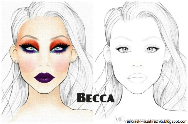 Фейсчарт Becca