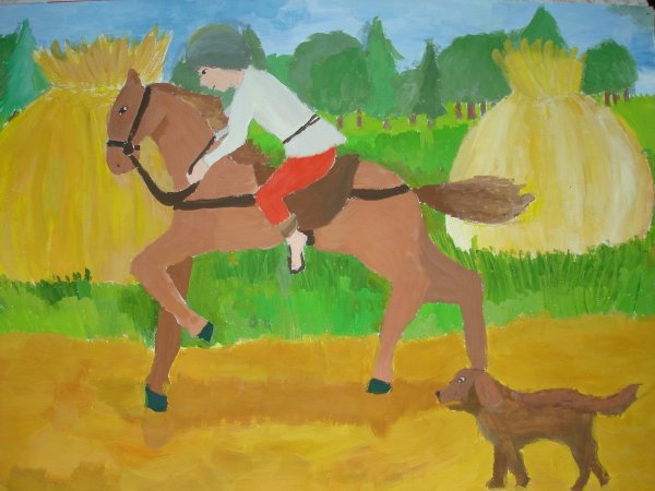 Иллюстрация к произведению Бежин луг легко