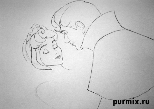 Спящая красавица рисунок
