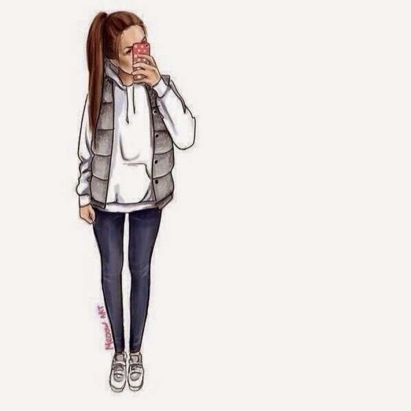 Раскраски девочки красивые модные