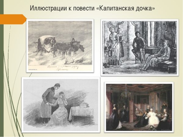 Пушкин Капитанская дочка иллюстрации к повести