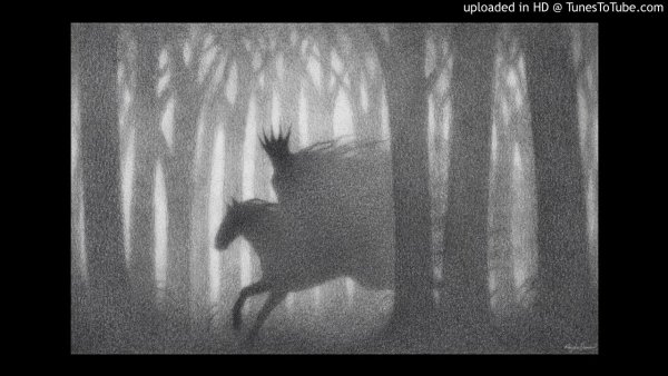 Рисунок к балладе Лесной царь ф Шуберта