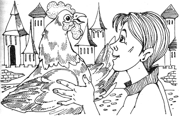 Нарисовать иллюстрацию к сказке черная курица или подземные жители