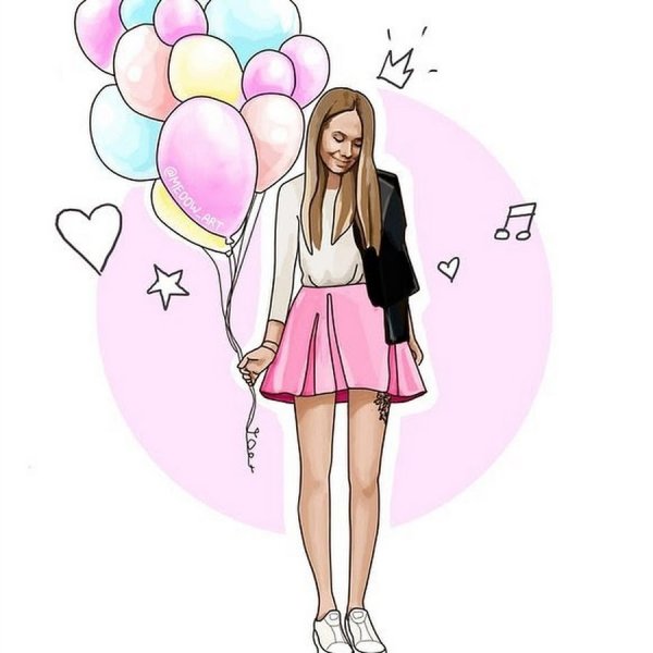 Рисунки для девочек 14 лет для срисовки