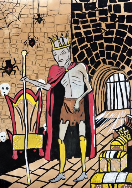 Сказка Кощей Бессмертный раскраска