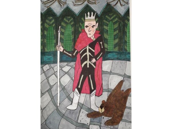 Кощей раскраска