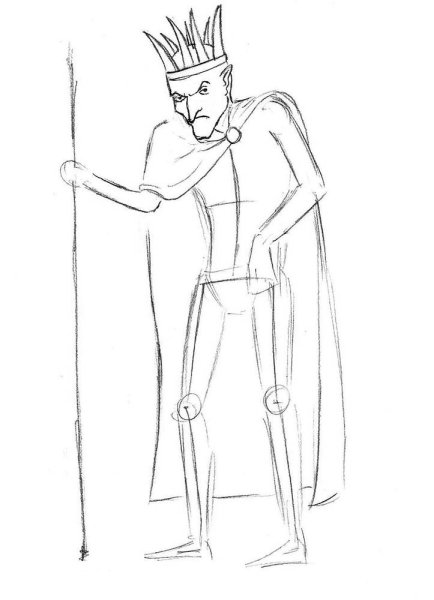 Кощей рисунок