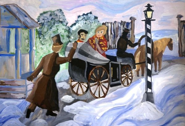 М Добужинский Станционный смотритель