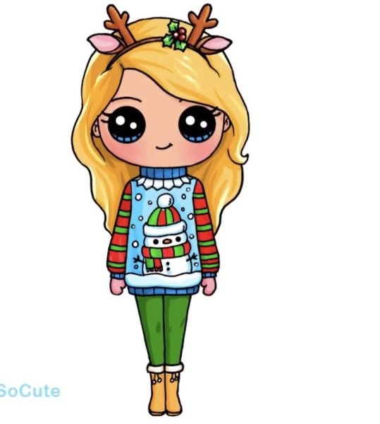 Кавай девочки для срисовки