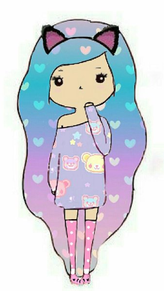 Очень легкие девочки для срисовки