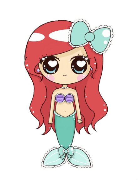 Милые рисунки легкие девочки