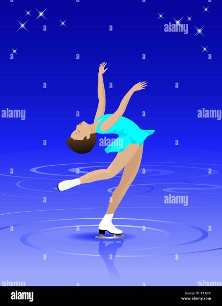 Рисунок спорт коньки