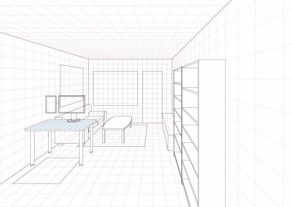 Схематичное изображение комнаты