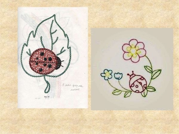 Тамбурный шов рисунки для вышивки