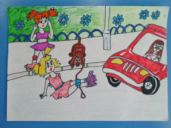 Рисунок по теме ДТП