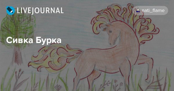 Сивка бурка рисунок 3 класс карандашом