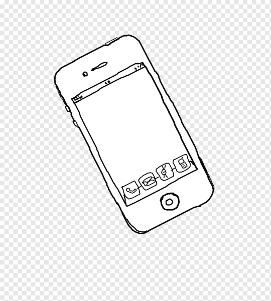 Мобильный телефон рисунок