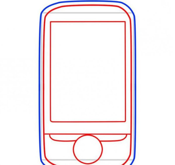 Смартфон карандашом