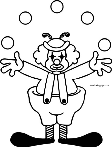 Клоун рисунок