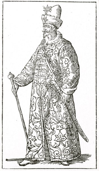 Миниатюра венчание на царство Ивана Грозного